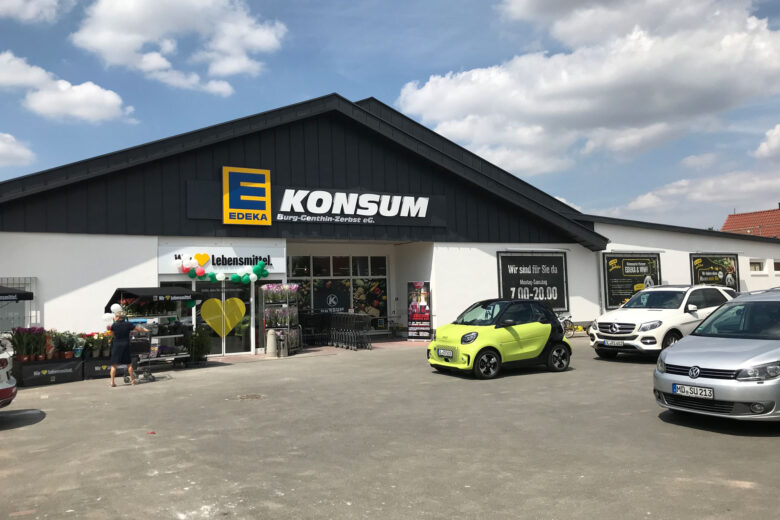Wiedereröffnung EDEKA Markt in Gerwisch