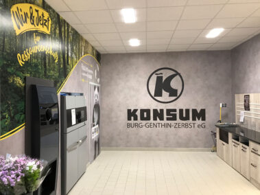 Wiedereröffnung EDEKA Markt in Gerwisch