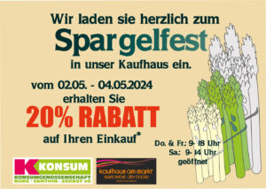 Zerbst Spargelfest 2024