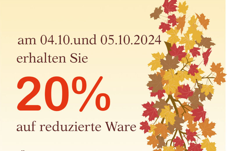 Im Kaufhaus Zerbst steht das Erntedankfest an Im Kaufhaus Zerbst steht das Erntedankfest an
