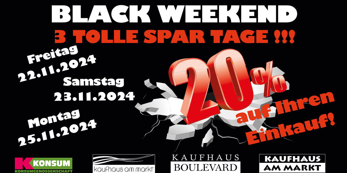 Black Weekend im November 2024