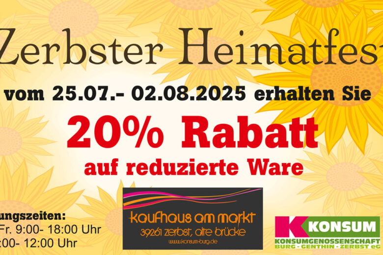 Heimatfest In Zerbst 2025